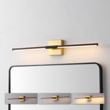 Aurava 28" Modern Minimalist Adjustable Dimmable Integrated LED Metal Wall Sconce