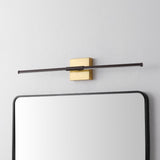 Aurava 28" Modern Minimalist Adjustable Dimmable Integrated LED Metal Wall Sconce