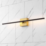 Aurava 28" Modern Minimalist Adjustable Dimmable Integrated LED Metal Wall Sconce