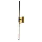 Aurava 28" Modern Minimalist Adjustable Dimmable Integrated LED Metal Wall Sconce