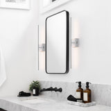 Aurava 28" Modern Minimalist Adjustable Dimmable Integrated LED Metal Wall Sconce