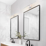 Aurava 28" Modern Minimalist Adjustable Dimmable Integrated LED Metal Wall Sconce