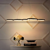 Barnaby 40.75" Bohemian Coastal Iron Linear Integrated LED Pendant