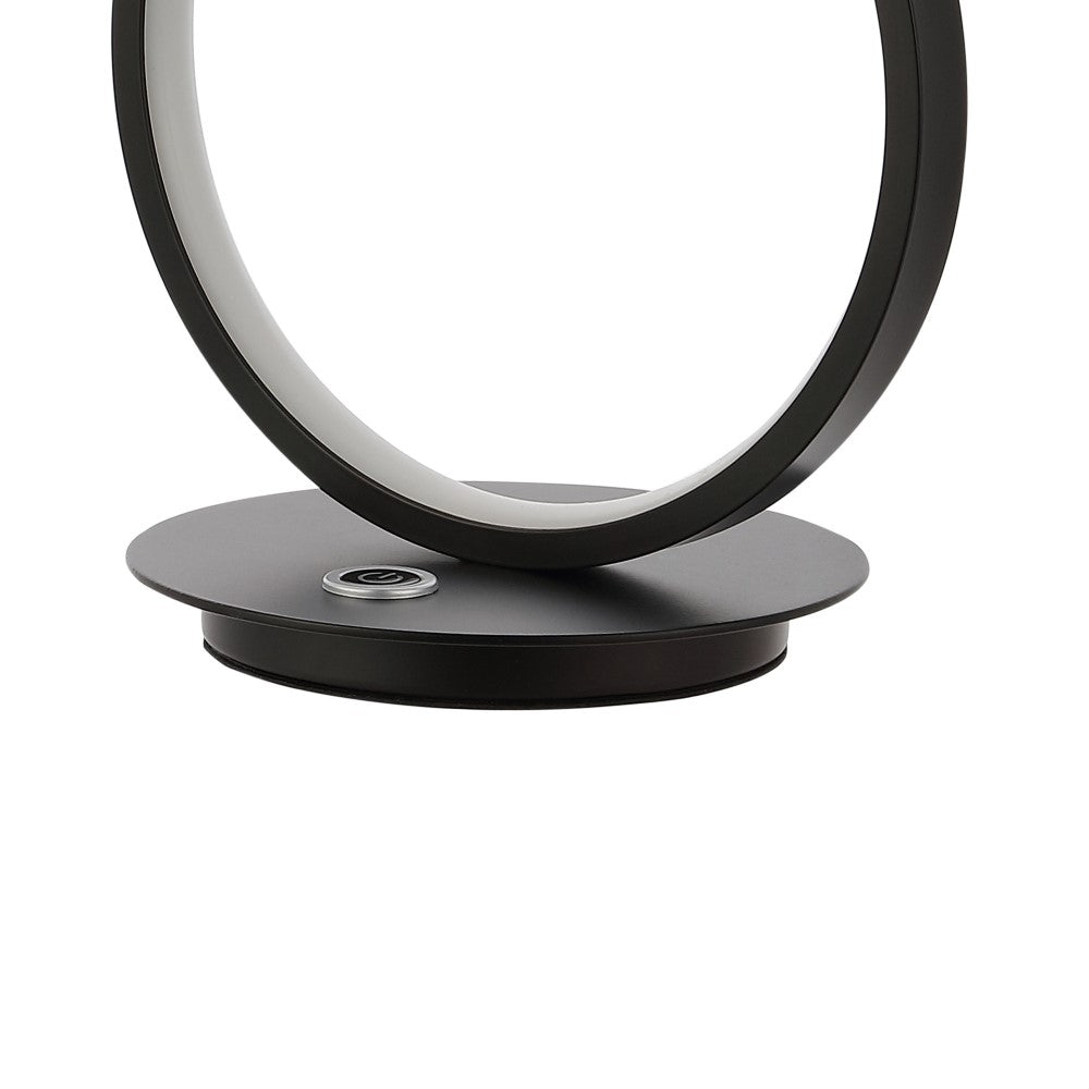 Sajan LED 17.25" 3-Light Bohemian Coastal Iron Integrated LED Table Lamp