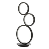 Sajan LED 17.25" 3-Light Bohemian Coastal Iron Integrated LED Table Lamp