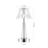 Magdala 11.5" Bohemian Classic Acrylic Rechargeable Integrated LED Table Lamp