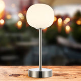 Keira 12.25" Modern Minimalist Iron Rechargeable Integrated LED Table Lamp