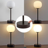 Keira 12.25" Modern Minimalist Iron Rechargeable Integrated LED Table Lamp