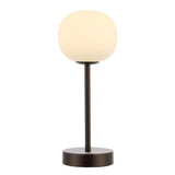 Keira 12.25" Modern Minimalist Iron Rechargeable Integrated LED Table Lamp