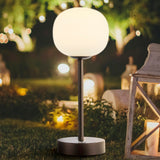 Keira 12.25" Modern Minimalist Iron Rechargeable Integrated LED Table Lamp