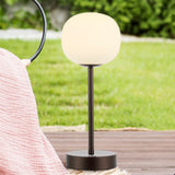 Keira 12.25" Modern Minimalist Iron Rechargeable Integrated LED Table Lamp
