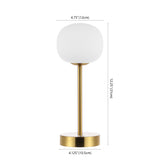 Keira 12.25" Modern Minimalist Iron Rechargeable Integrated LED Table Lamp