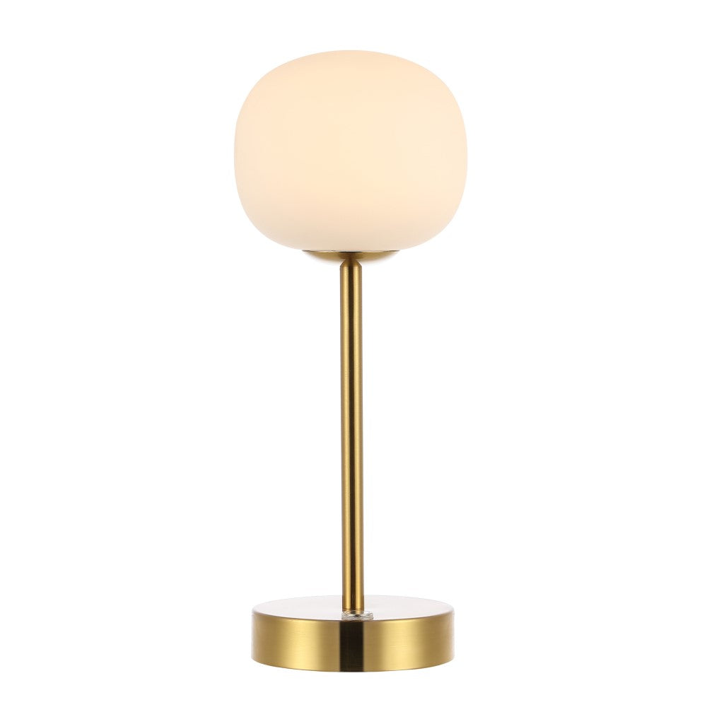Keira 12.25" Modern Minimalist Iron Rechargeable Integrated LED Table Lamp