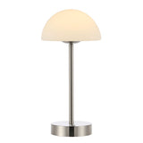 Nordlux 12.5" Modern Minimalist Iron Rechargeable Integrated LED Table Lamp