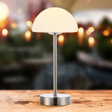 Nordlux 12.5" Modern Minimalist Iron Rechargeable Integrated LED Table Lamp