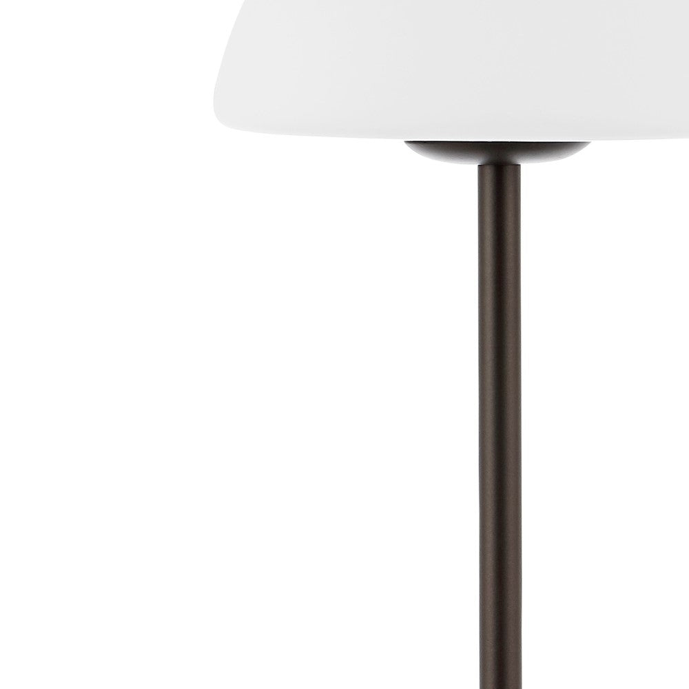 Nordlux 12.5" Modern Minimalist Iron Rechargeable Integrated LED Table Lamp