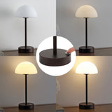 Nordlux 12.5" Modern Minimalist Iron Rechargeable Integrated LED Table Lamp