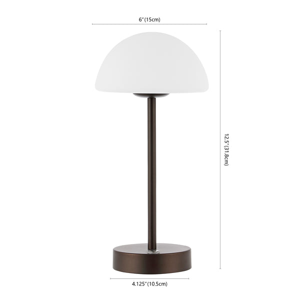 Dimension Image Oil Rubbed Bronze/White