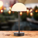 Nordlux 12.5" Modern Minimalist Iron Rechargeable Integrated LED Table Lamp
