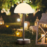 Nordlux 12.5" Modern Minimalist Iron Rechargeable Integrated LED Table Lamp