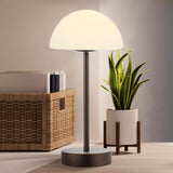 Nordlux 12.5" Modern Minimalist Iron Rechargeable Integrated LED Table Lamp