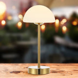 Nordlux 12.5" Modern Minimalist Iron Rechargeable Integrated LED Table Lamp