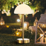 Nordlux 12.5" Modern Minimalist Iron Rechargeable Integrated LED Table Lamp
