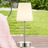Mainstays 12.75" Modern Minimalist Iron Rechargeable Integrated LED Table Lamp
