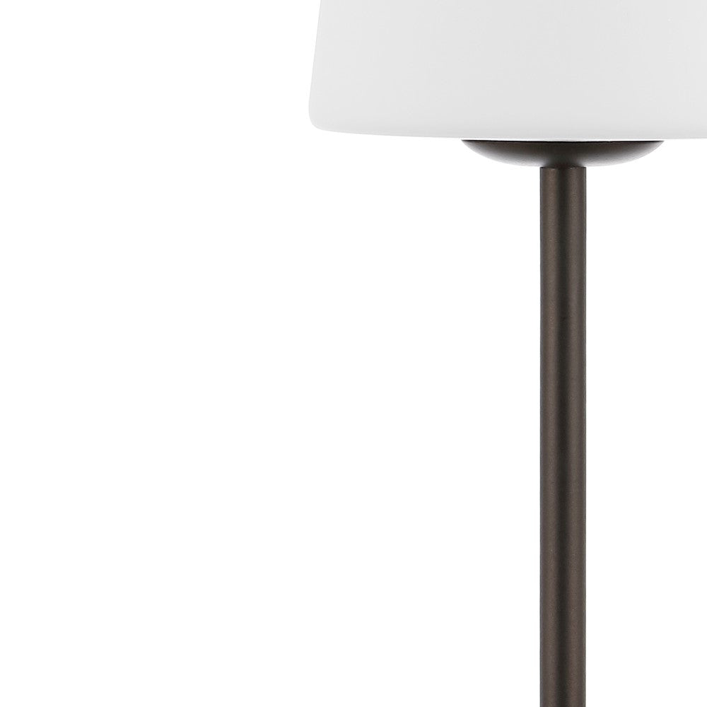 Mainstays 12.75" Modern Minimalist Iron Rechargeable Integrated LED Table Lamp
