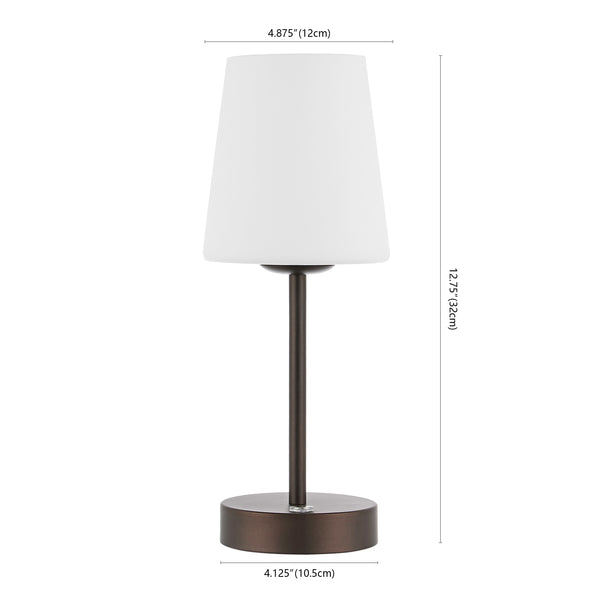 Dimension Image Oil Rubbed Bronze/White