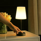 Mainstays 12.75" Modern Minimalist Iron Rechargeable Integrated LED Table Lamp