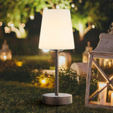 Mainstays 12.75" Modern Minimalist Iron Rechargeable Integrated LED Table Lamp