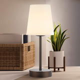 Mainstays 12.75" Modern Minimalist Iron Rechargeable Integrated LED Table Lamp