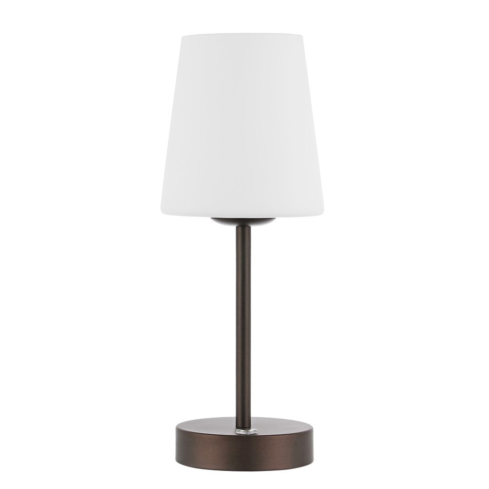 Mainstays 12.75" Modern Minimalist Iron Rechargeable Integrated LED Table Lamp
