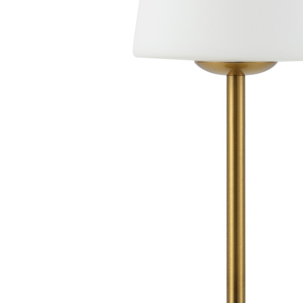 Mainstays 12.75" Modern Minimalist Iron Rechargeable Integrated LED Table Lamp
