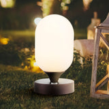 Duncan 8" Bohemian Farmhouse Iron Rechargeable Integrated LED Table Lamp