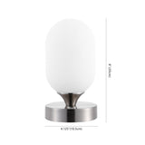 Duncan 8" Bohemian Farmhouse Iron Rechargeable Integrated LED Table Lamp