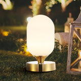 Duncan 8" Bohemian Farmhouse Iron Rechargeable Integrated LED Table Lamp