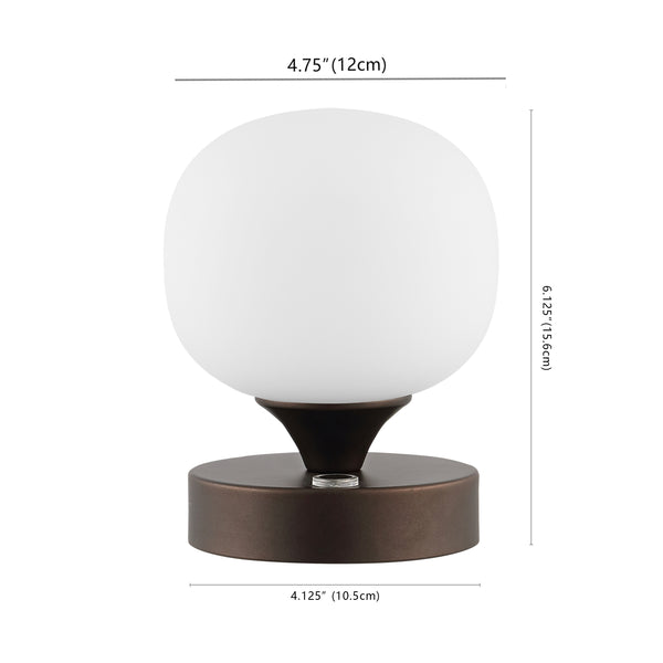 Dimension Image Oil Rubbed Bronze/White