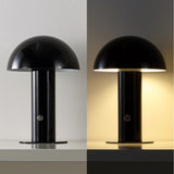Frasier Contemporary Bohemian Rechargeable/Cordless Iron Integrated LED Mushroom Table Lamp