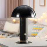 Frasier Contemporary Bohemian Rechargeable/Cordless Iron Integrated LED Mushroom Table Lamp