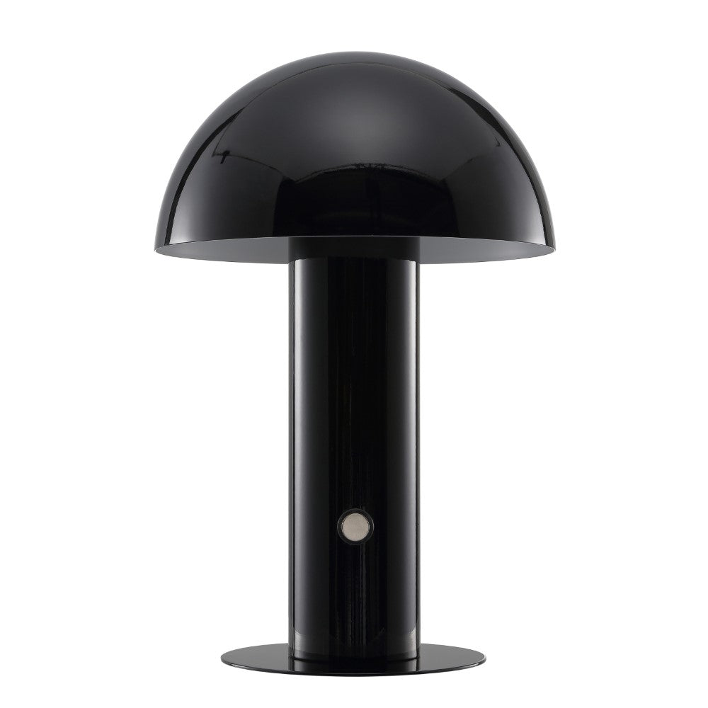 Frasier Contemporary Bohemian Rechargeable/Cordless Iron Integrated LED Mushroom Table Lamp