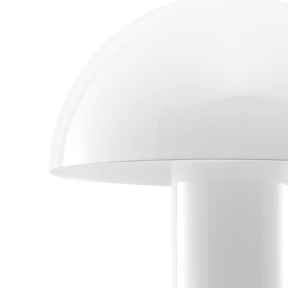 Frasier Contemporary Bohemian Rechargeable/Cordless Iron Integrated LED Mushroom Table Lamp