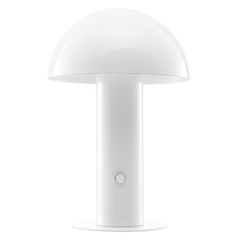 Frasier Contemporary Bohemian Rechargeable/Cordless Iron Integrated LED Mushroom Table Lamp