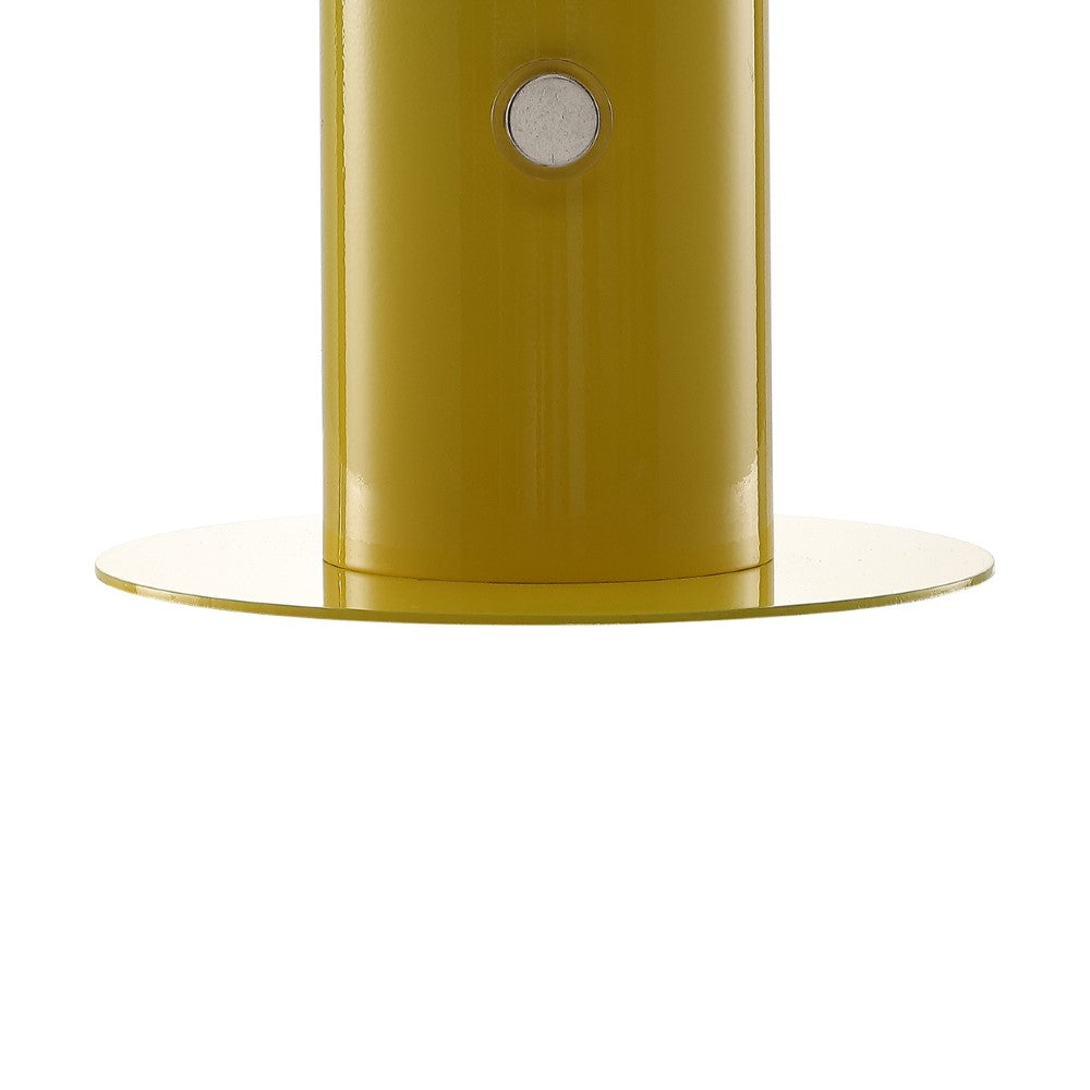 Frasier Contemporary Bohemian Rechargeable/Cordless Iron Integrated LED Mushroom Table Lamp