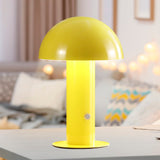 Frasier Contemporary Bohemian Rechargeable/Cordless Iron Integrated LED Mushroom Table Lamp