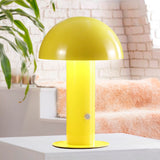 Frasier Contemporary Bohemian Rechargeable/Cordless Iron Integrated LED Mushroom Table Lamp