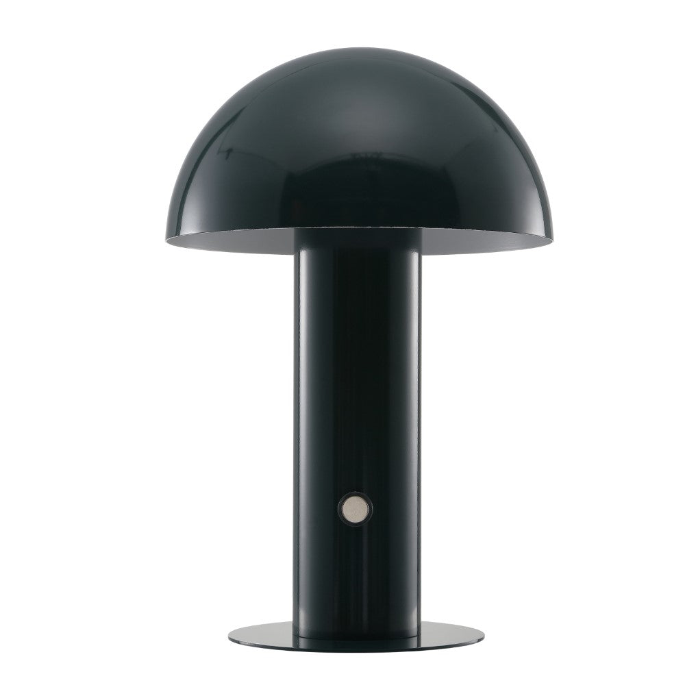 Frasier Contemporary Bohemian Rechargeable/Cordless Iron Integrated LED Mushroom Table Lamp