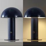 Frasier Contemporary Bohemian Rechargeable/Cordless Iron Integrated LED Mushroom Table Lamp