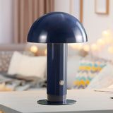 Frasier Contemporary Bohemian Rechargeable/Cordless Iron Integrated LED Mushroom Table Lamp